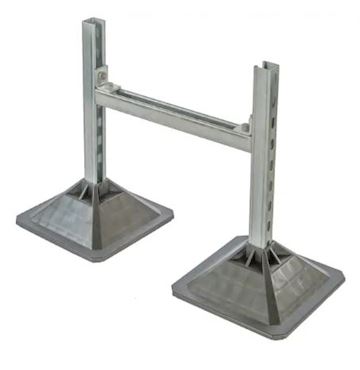 H-Frame 305 mm (2x voet + koppelkit strut) - max 350 kg